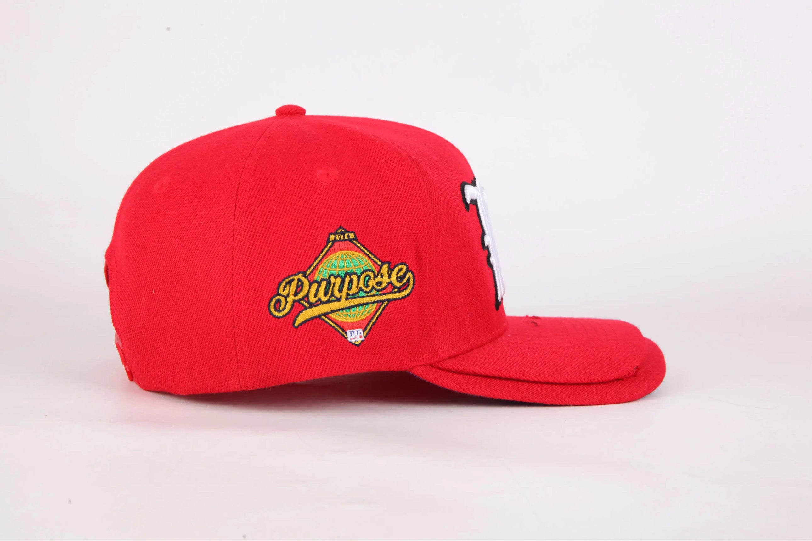 DOUBLE BRIM HAT ( RED )