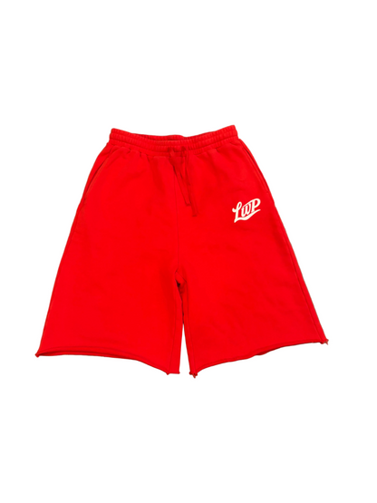 Red Long Jorts