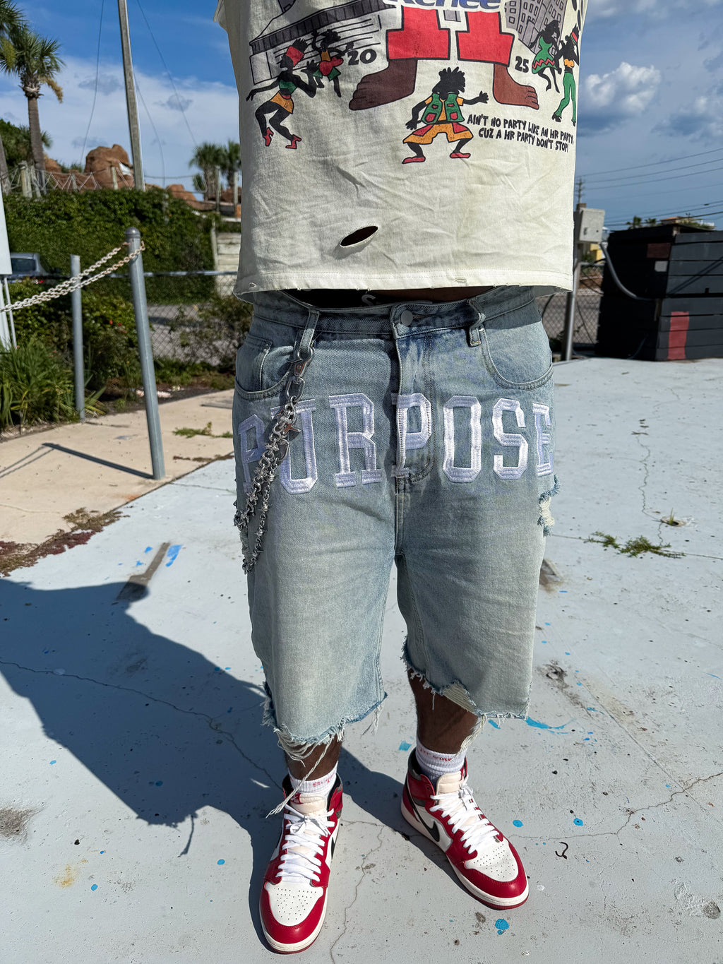 Raw Edged Jorts