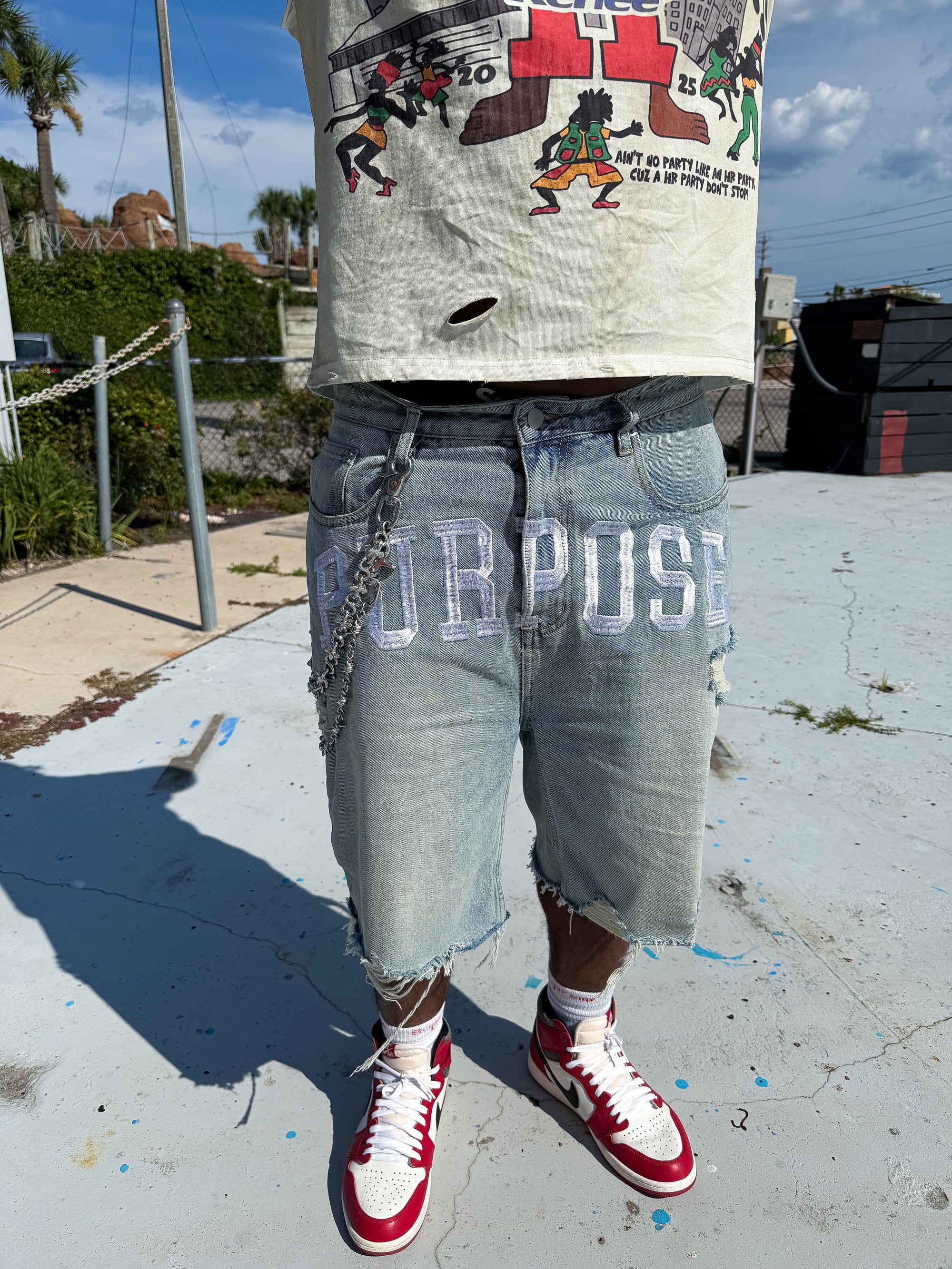 Raw Edged Jorts